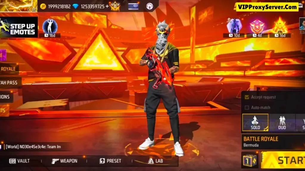 What Is VIP Proxy Server Free Fire?