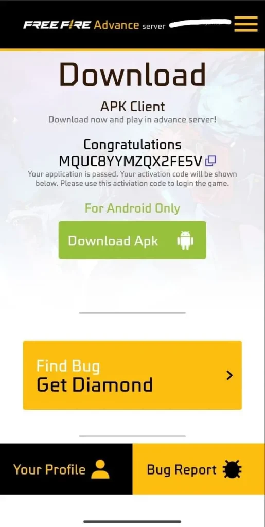 Get Activation Code and Download