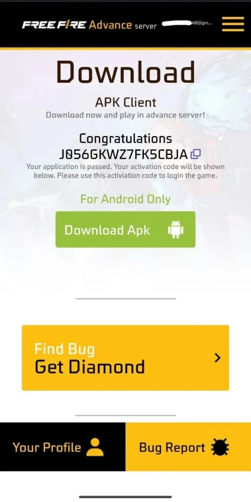 Get Activation Code and Download