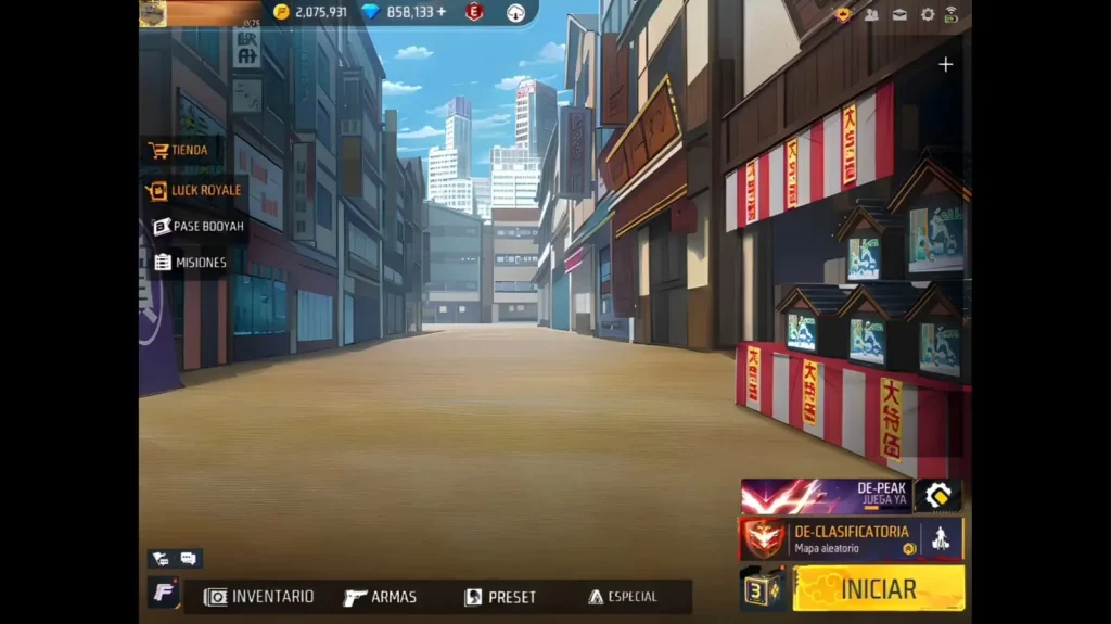 Free Fire x Gin Tama: Lobby