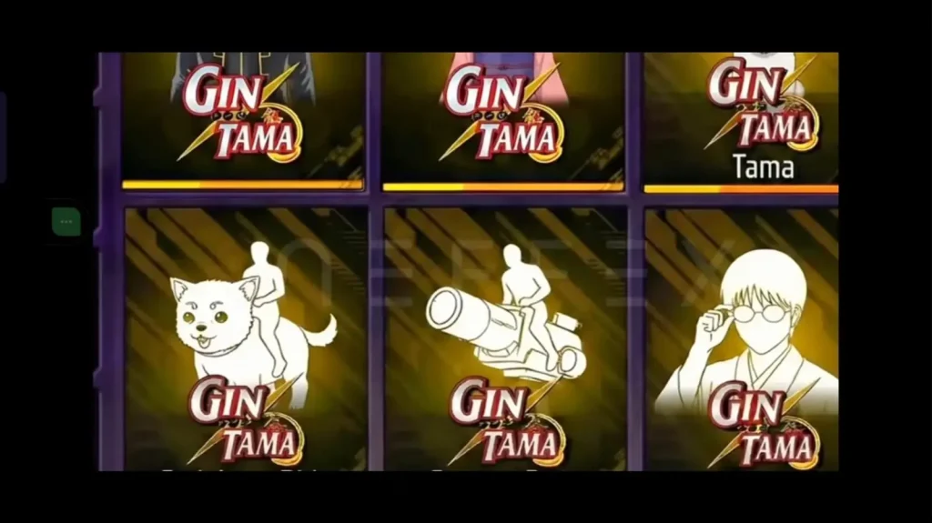 Free Fire x Gin Tama: Emotes