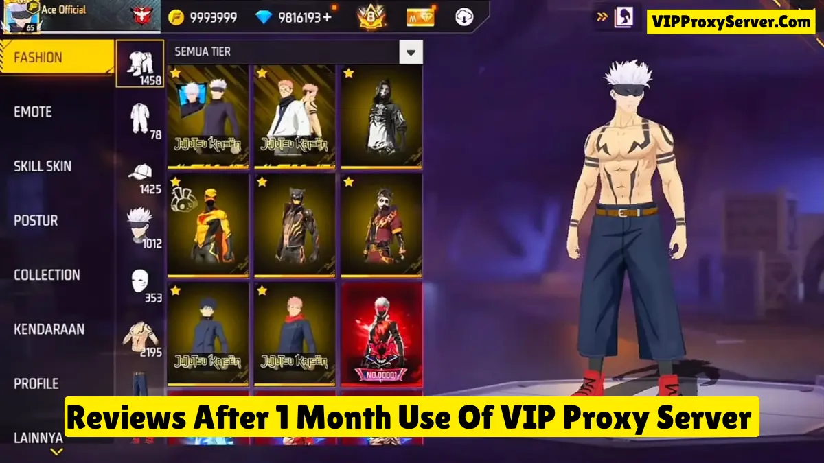 Reviews After 1 Month: Is VIP Proxy Server Worth Using in Free Fire?