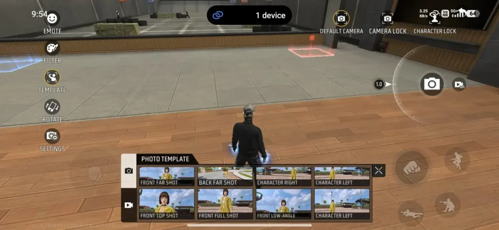 Free Fire Camera Filters