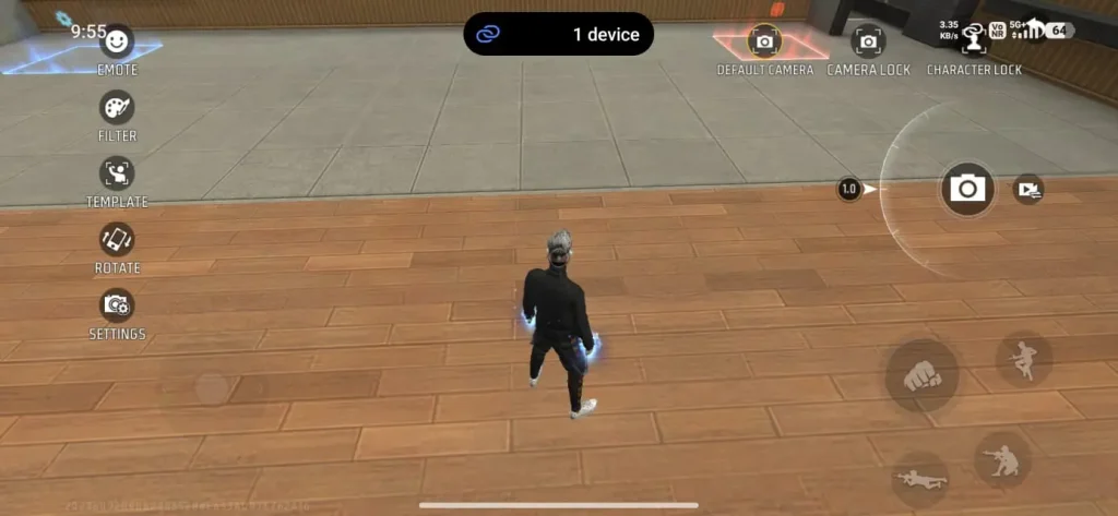 Free Fire Other Camera System: Camera Lock