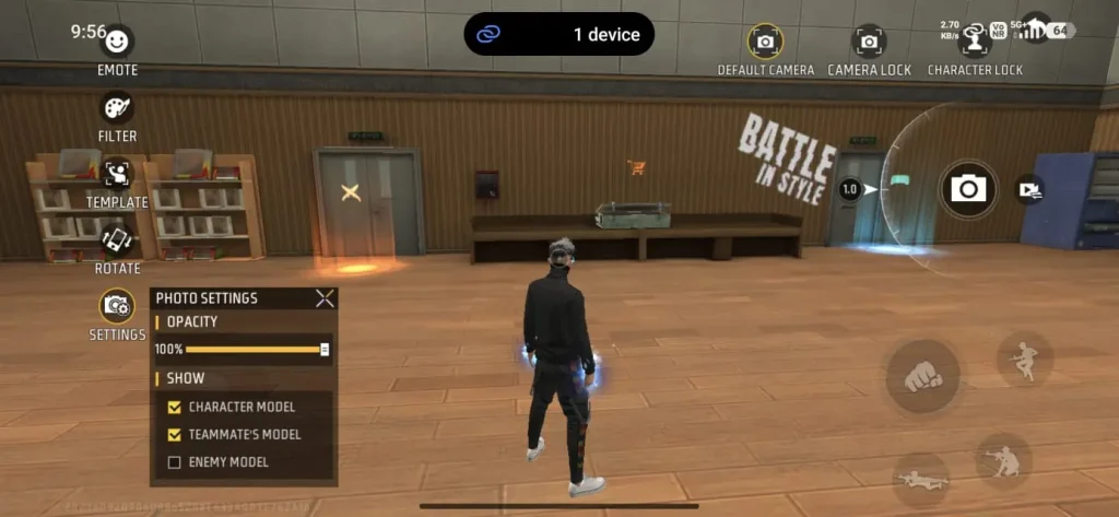 Settings of the Camera System