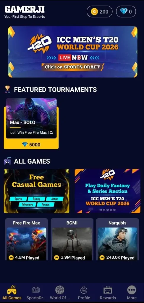 Gamerji: Competitive Esports Platform