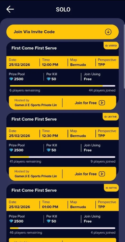 How To Participate In Gamerji Free Fire Max Tournament?