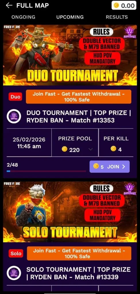 How To Participate in the SupremeX Tournament App?
