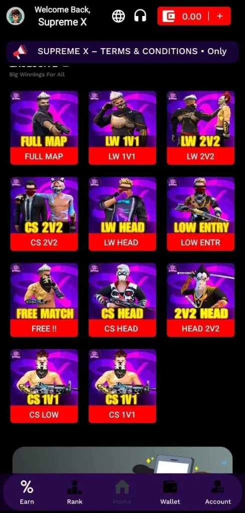 How To Participate in the SupremeX Tournament App?