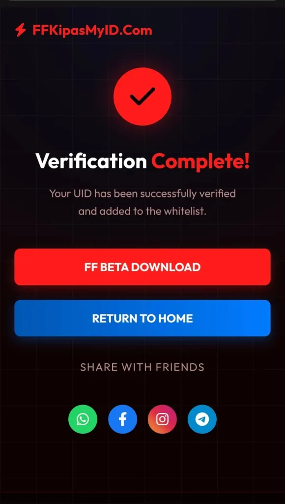 Unveiling Steps To Verify Free Fire UID On FF Kipas My ID Website