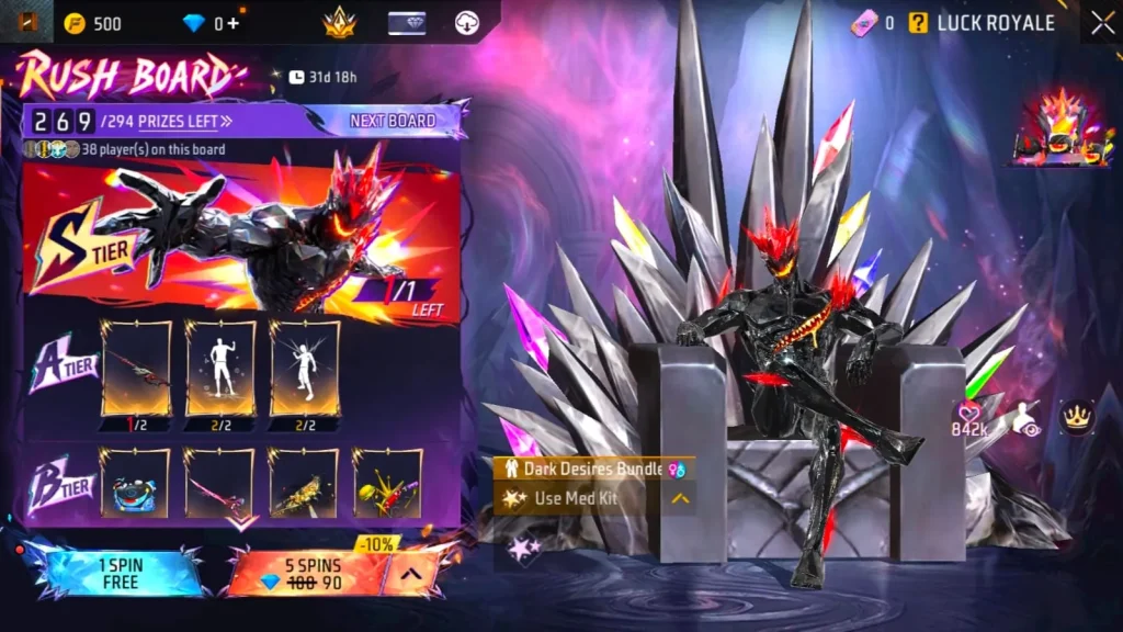 How To Get Dark Desire Bundles In Your Free Fire Max ID?